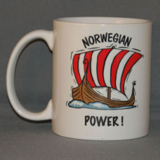 Coffee Mug - Norwegian Power (viking ship) 